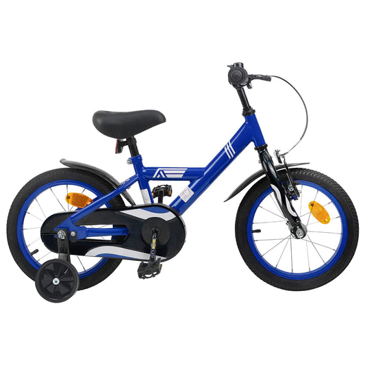 vidaXL Kids Bike 16 Inches for 4-6 Years Old Dark Blue