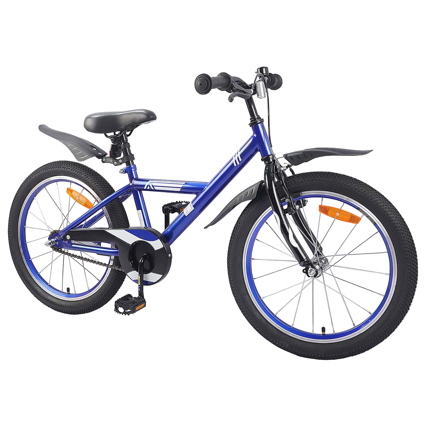 vidaXL Kids Bike 18 Inches for 5-7 Years Old Dark Blue