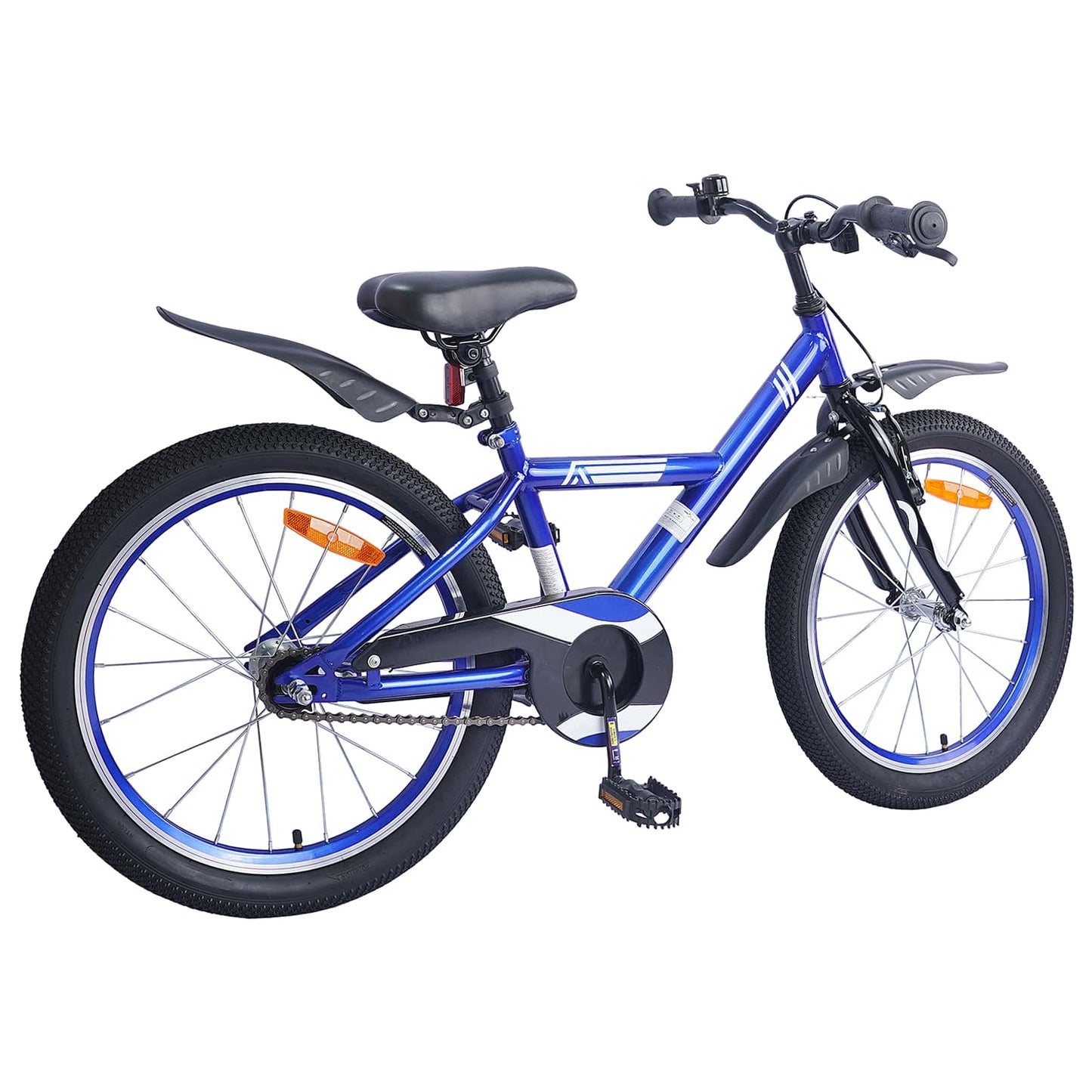 vidaXL Kids Bike 18 Inches for 5-7 Years Old Dark Blue