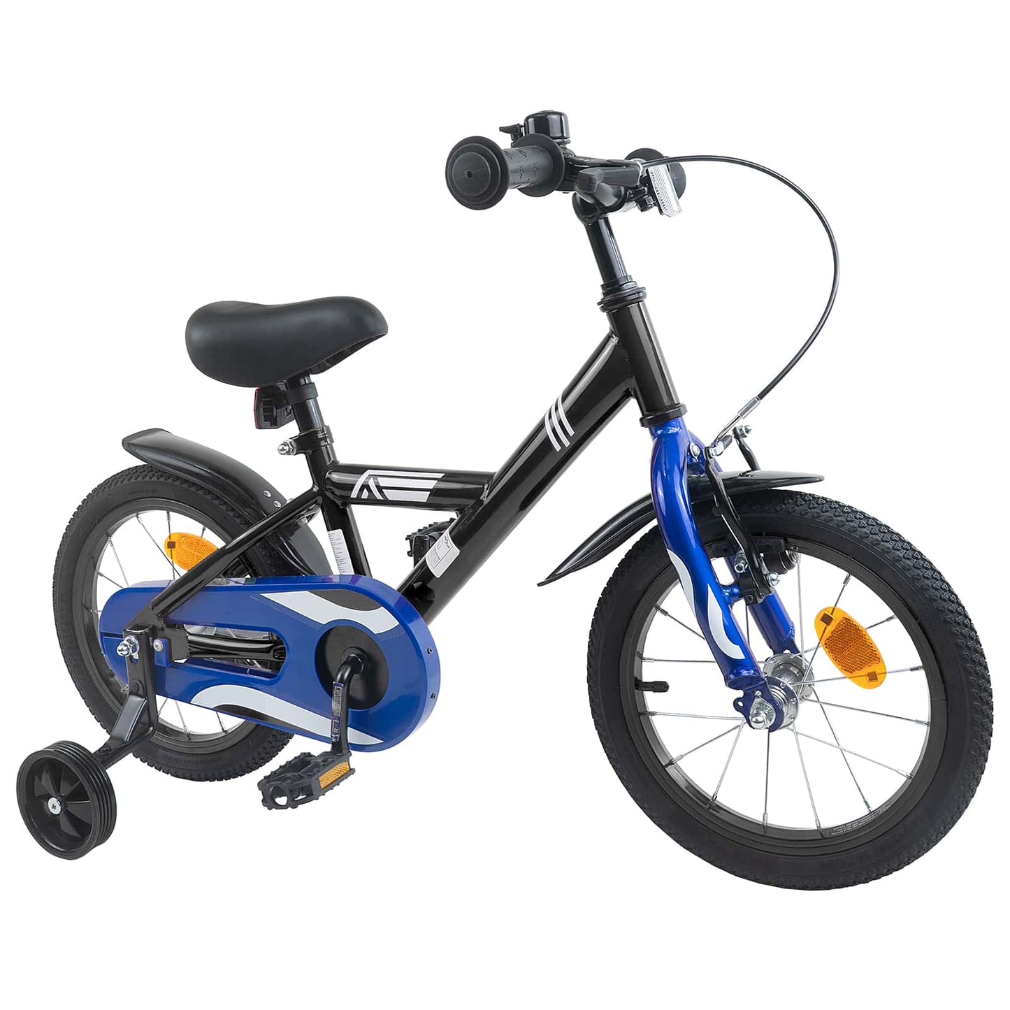 vidaXL Kids Bike 16 Inches for 4-6 Years Old Black