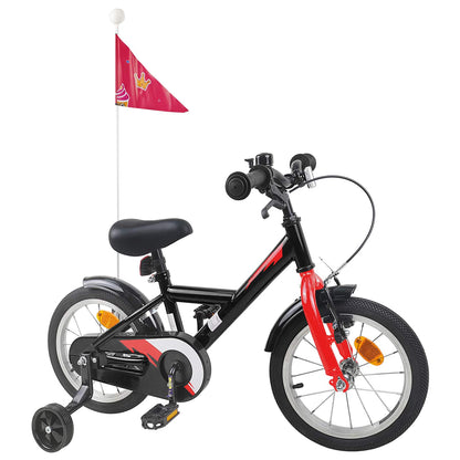 vidaXL Kids Bike 12 Inches for 2-4 Years Old Black