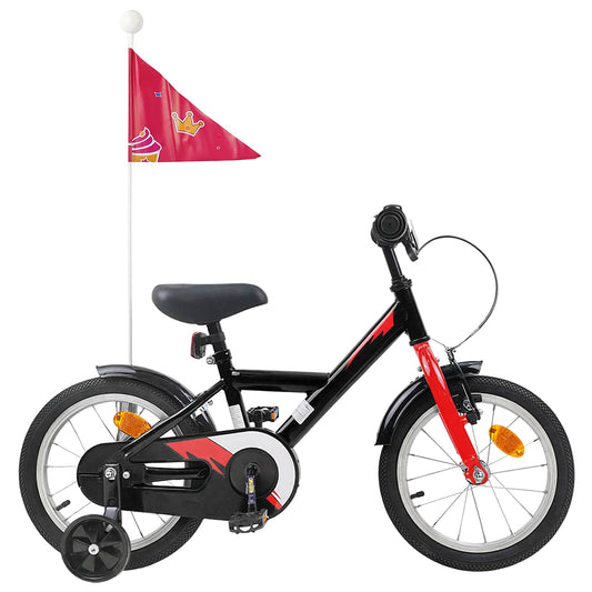 vidaXL Kids Bike 16 Inches for 4-6 Years Old Black
