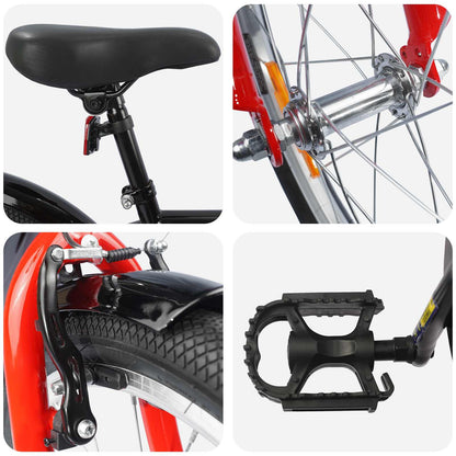 vidaXL Kids Bike 20 Inches for 6-11 Years Old Black