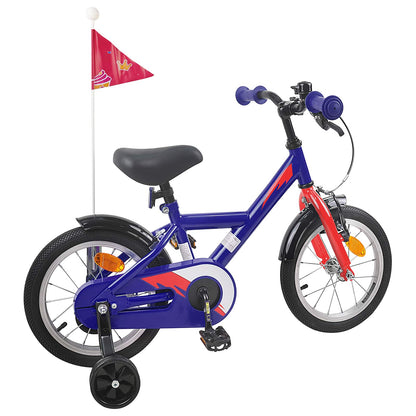 vidaXL Kids Bike 12 Inches for 2-4 Years Old Dark Blue