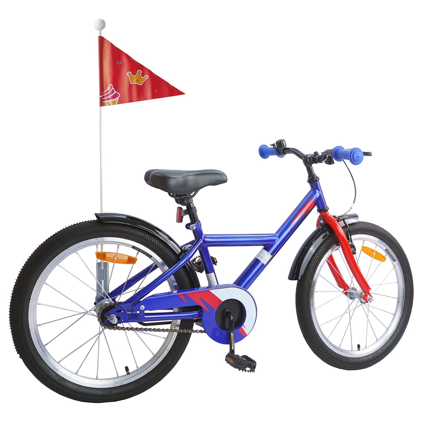 vidaXL Kids Bike 20 Inches for 6-11 Years Old Dark Blue