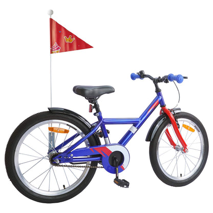 vidaXL Kids Bike 20 Inches for 6-11 Years Old Dark Blue