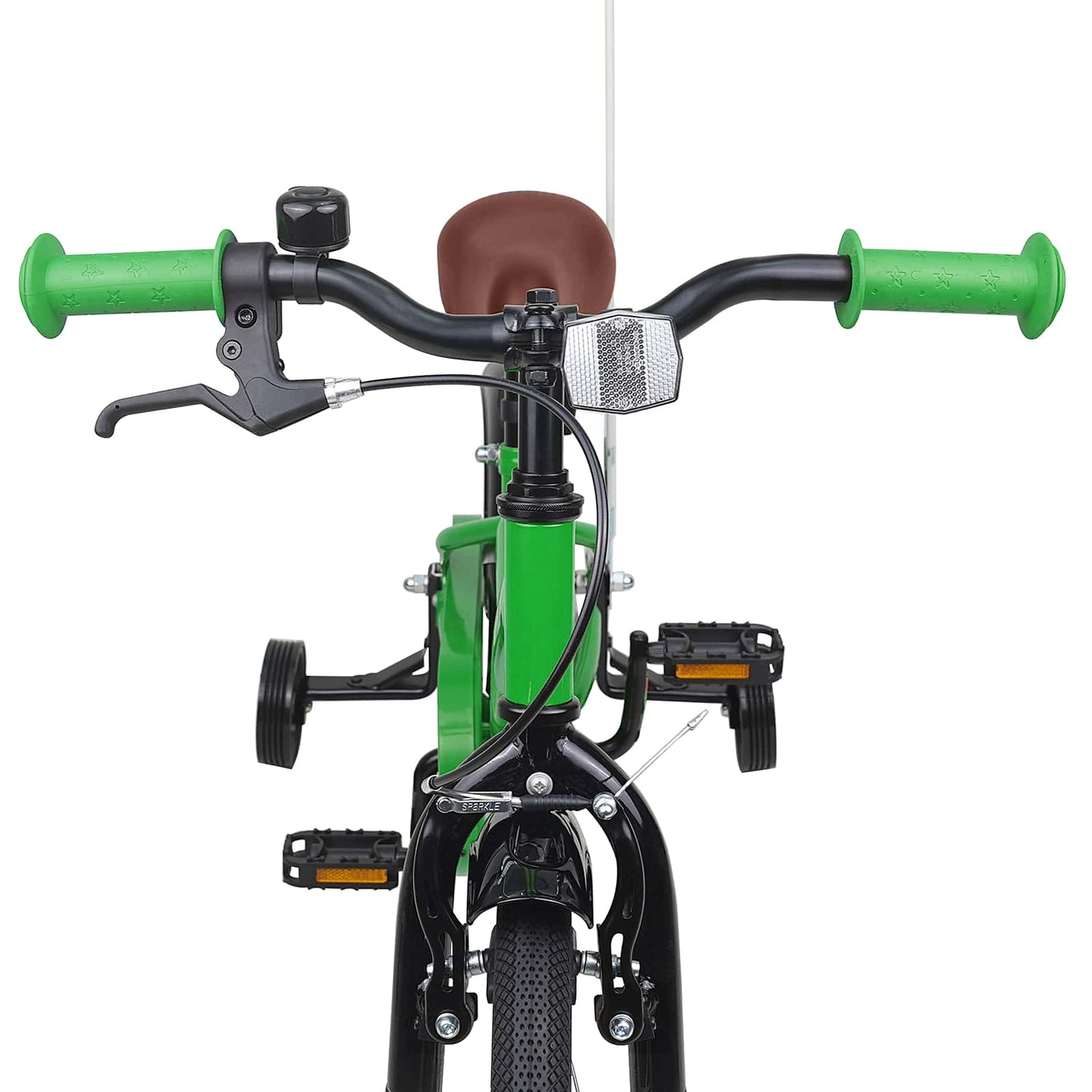 vidaXL Kids Bike 12 Inches for 2-4 Years Old Green