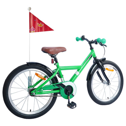 vidaXL Kids Bike 20 Inches for 6-11 Years Old Green