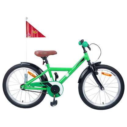 vidaXL Kids Bike 20 Inches for 6-11 Years Old Green