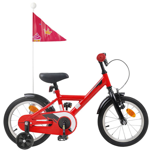 vidaXL Kids Bike 16 Inches for 4-6 Years Old Red