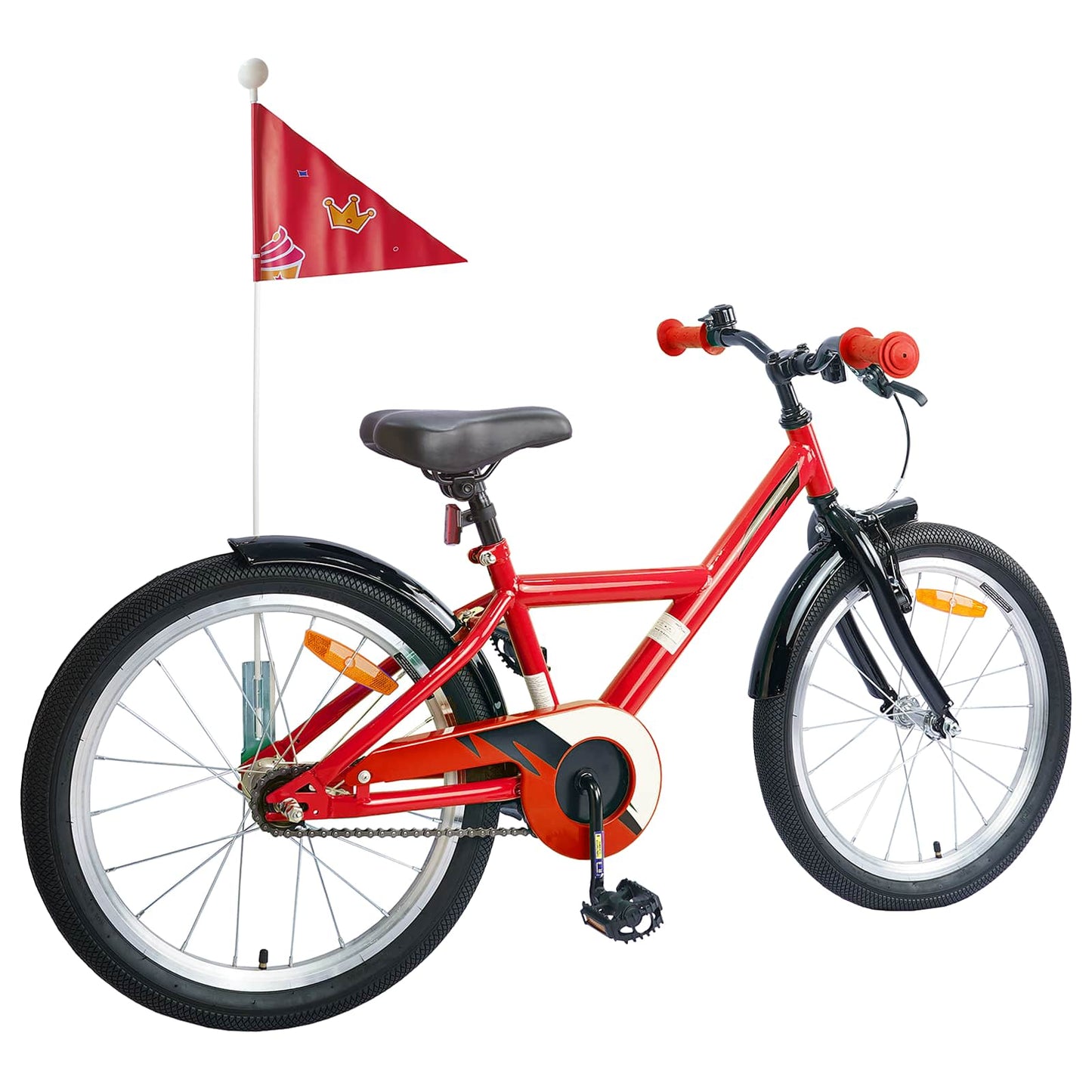 vidaXL Kids Bike 20 Inches for 6-11 Years Old Red