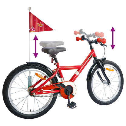 vidaXL Kids Bike 20 Inches for 6-11 Years Old Red