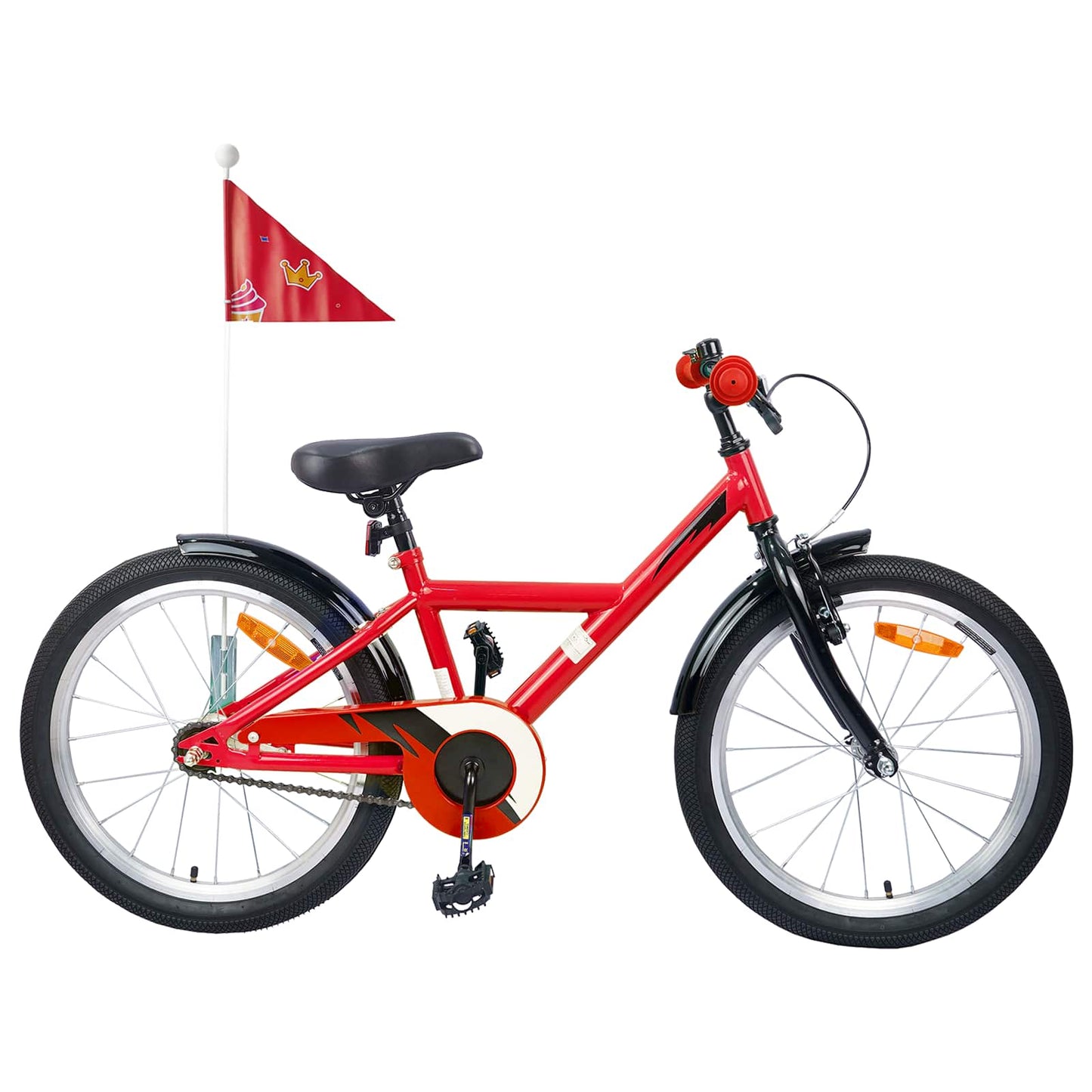 vidaXL Kids Bike 20 Inches for 6-11 Years Old Red