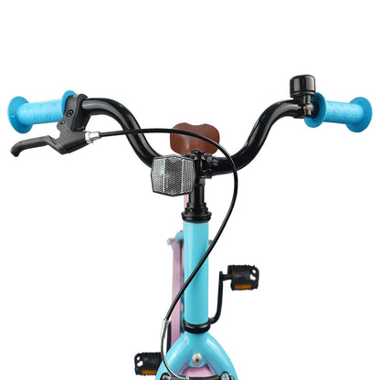 vidaXL Kids Bike 18 Inches for 5-7 Years Old Light Blue