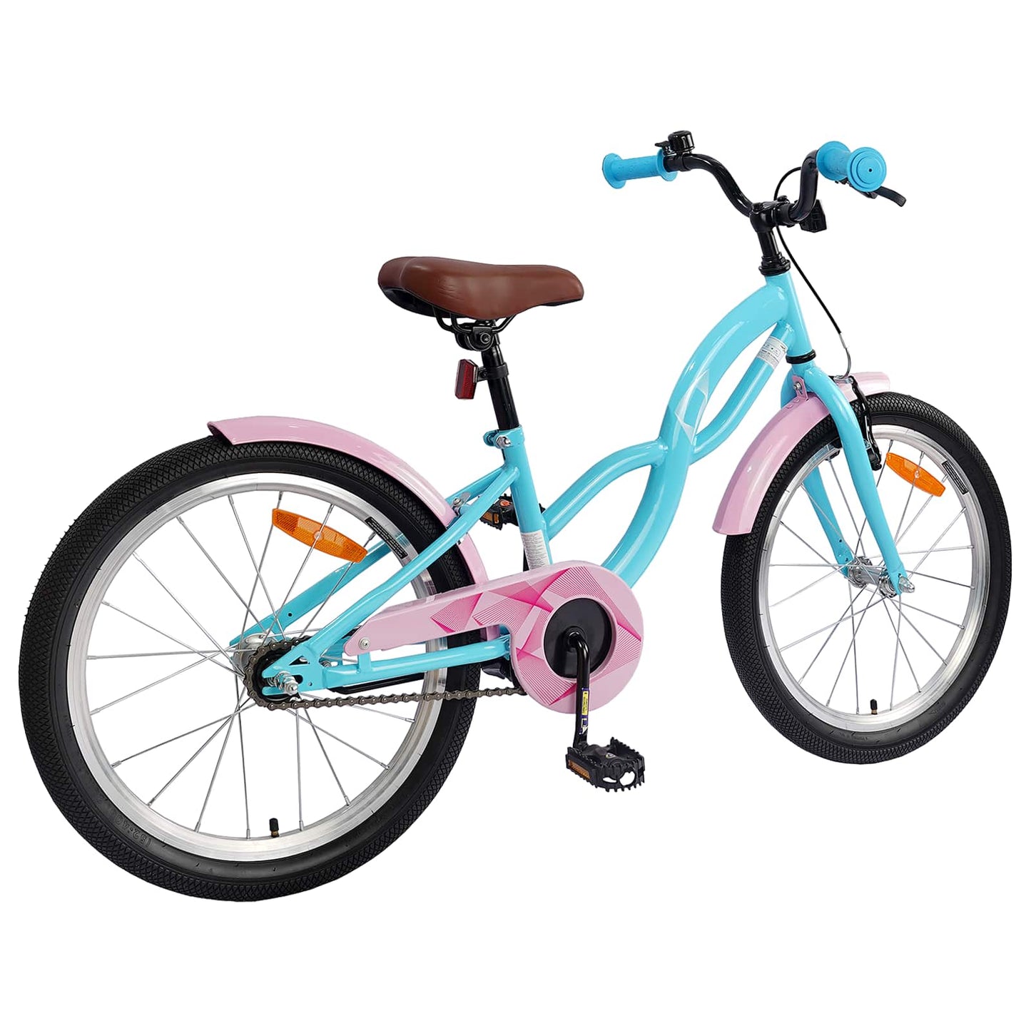 vidaXL Kids Bike 20 Inches for 6-11 Years Old Light Blue
