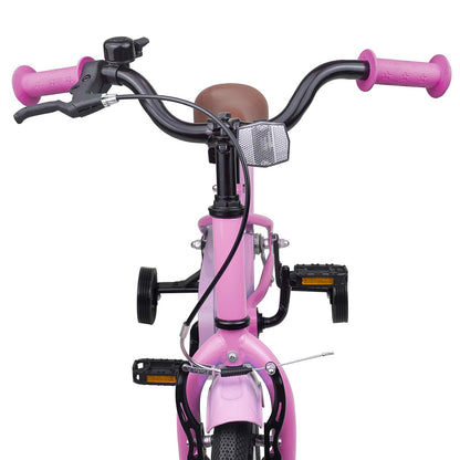 vidaXL Kids Bike 12 Inches for 2-4 Years Old Light Pink
