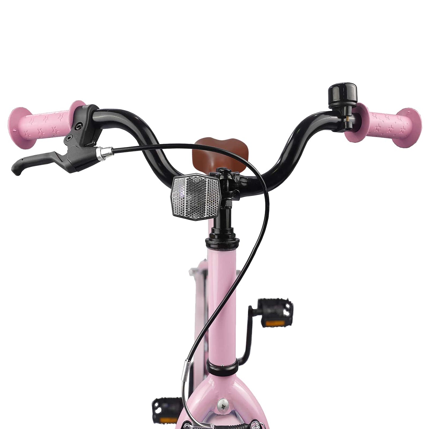 vidaXL Kids Bike 18 Inches for 5-7 Years Old Light Pink