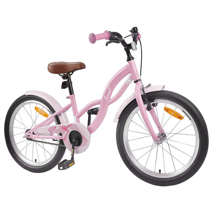 vidaXL Kids Bike 20 Inches for 6-11 Years Old Light Pink