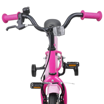 vidaXL Kids Bike 12 Inches for 2-4 Years Old Dark Pink