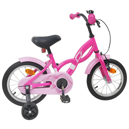 vidaXL Kids Bike 12 Inches for 2-4 Years Old Dark Pink
