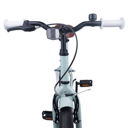 vidaXL Kids Bike 22 Inches for 7-12 Years Old Light Green