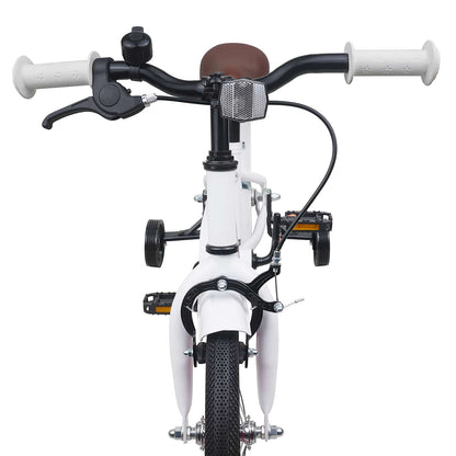 vidaXL Kids Bike 12 Inches for 2-4 Years Old White