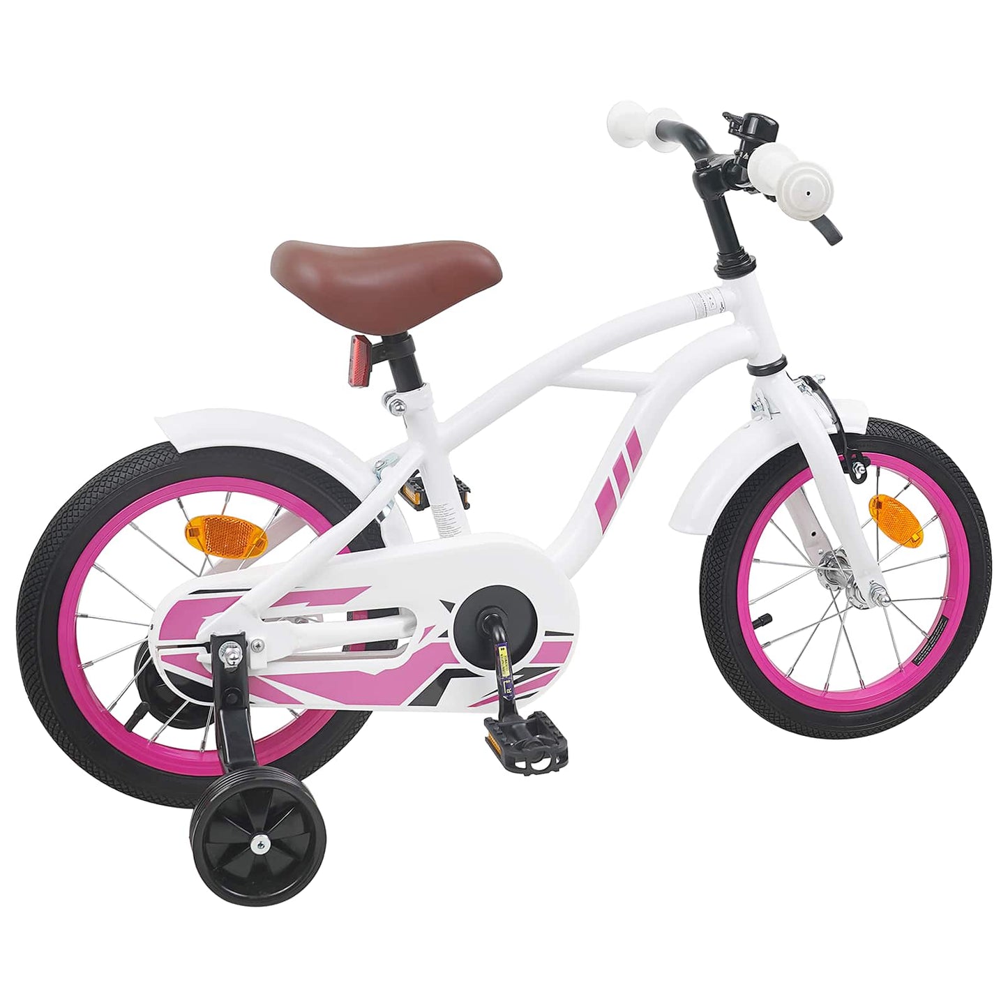 vidaXL Kids Bike 12 Inches for 2-4 Years Old White