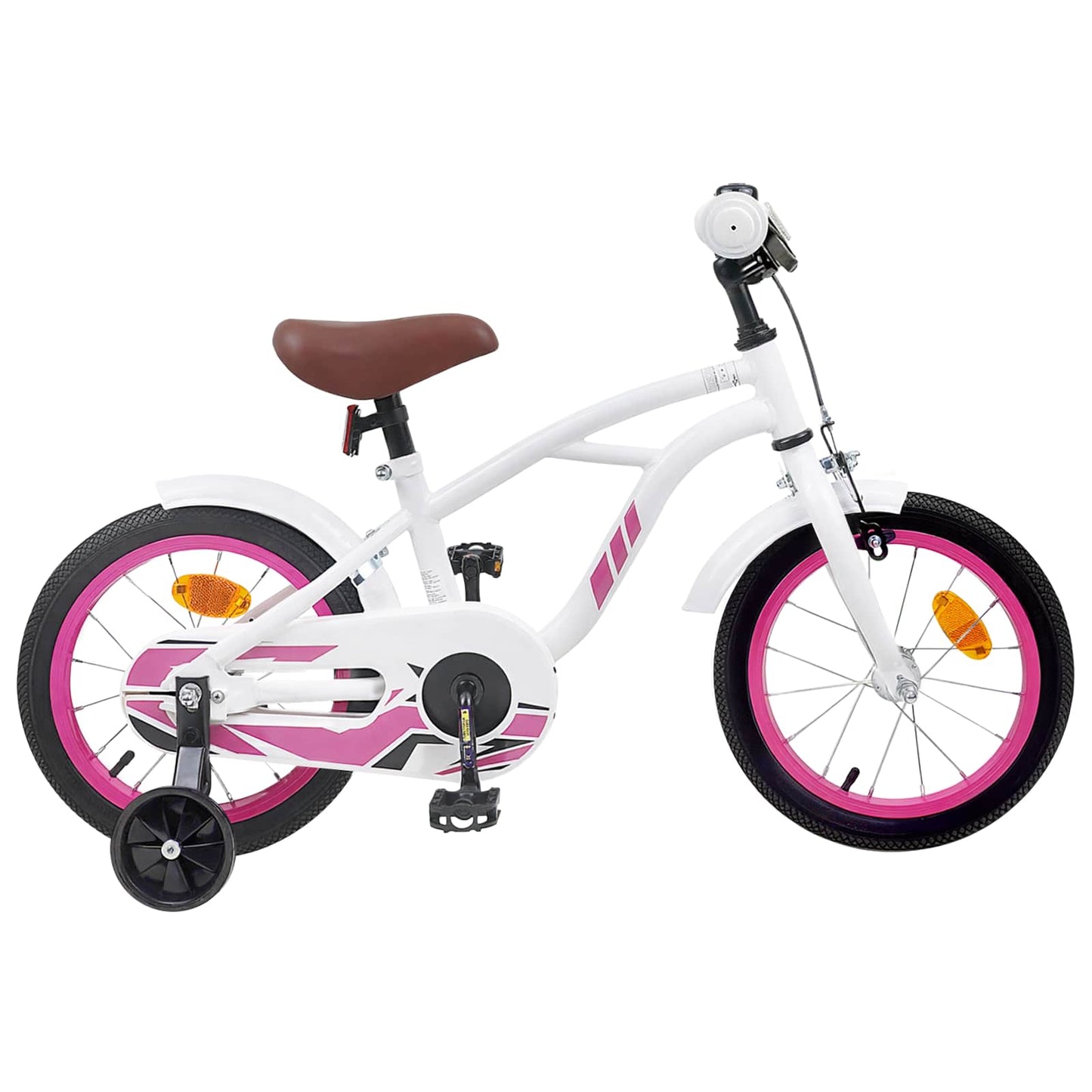 vidaXL Kids Bike 12 Inches for 2-4 Years Old White