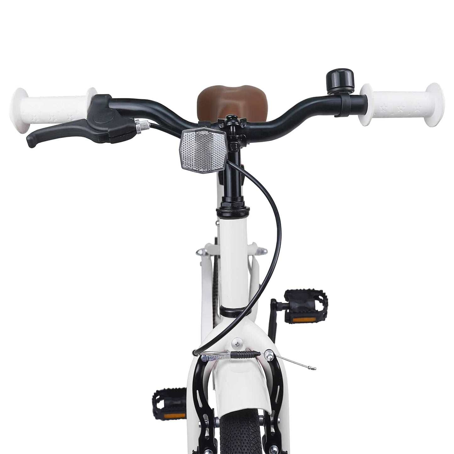 vidaXL Kids Bike 18 Inches for 5-7 Years Old White