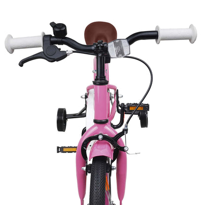 vidaXL Kids Bike 16 Inches for 4-6 Years Old Light Pink