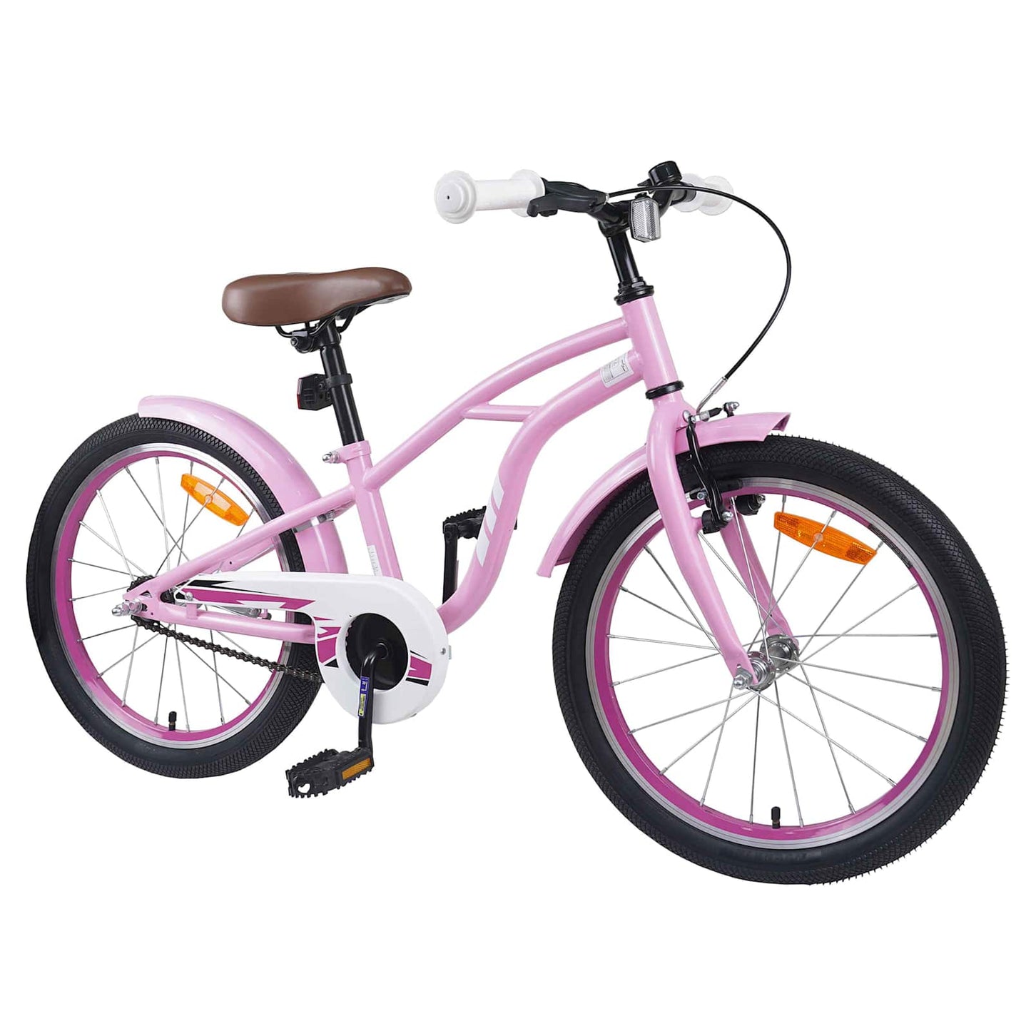vidaXL Kids Bike 20 Inches for 6-11 Years Old Light Pink