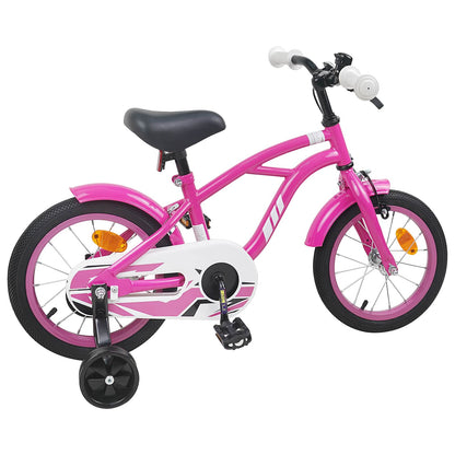 vidaXL Kids Bike 16 Inches for 4-6 Years Old Dark Pink