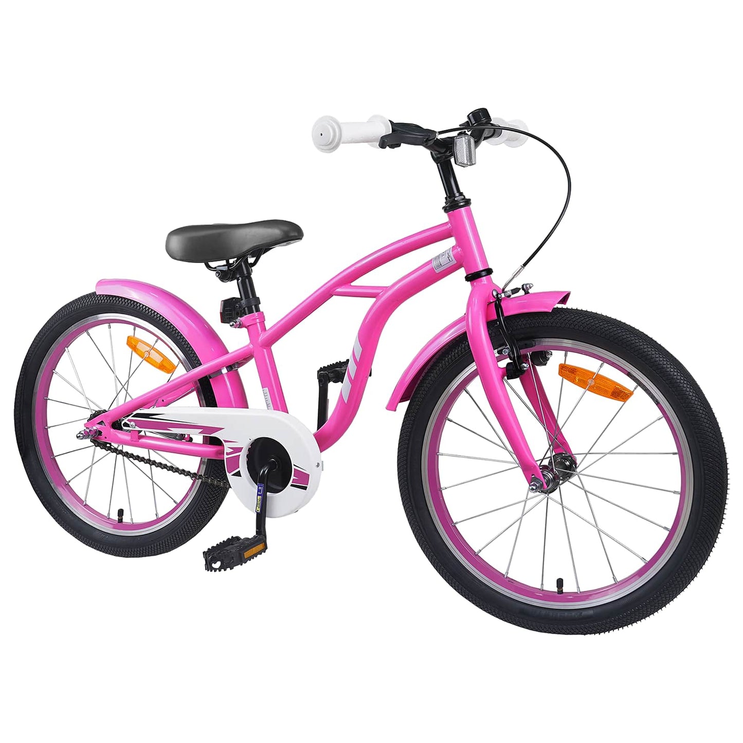 vidaXL Kids Bike 20 Inches for 6-11 Years Old Dark Pink