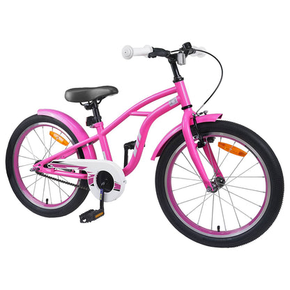 vidaXL Kids Bike 20 Inches for 6-11 Years Old Dark Pink