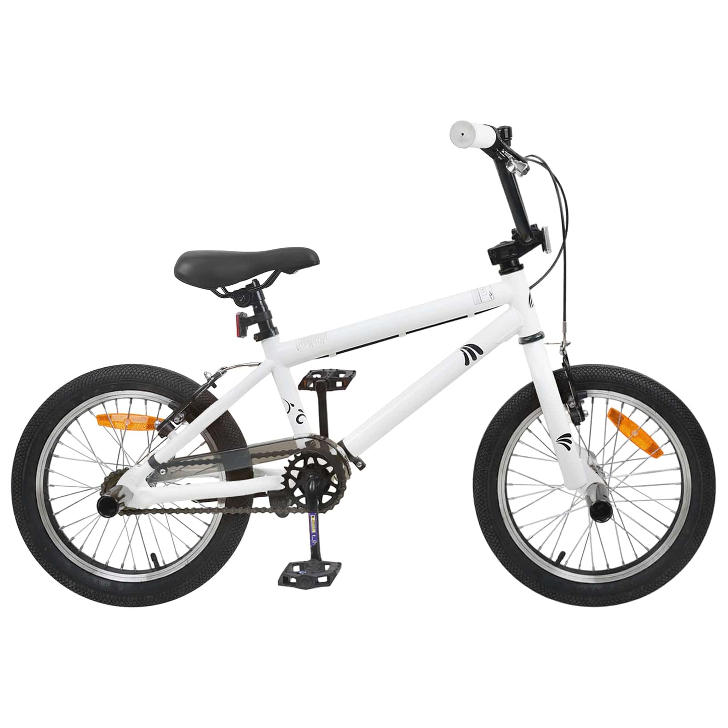 vidaXL BMX Bike 20 Inches for over 9 Years Old White