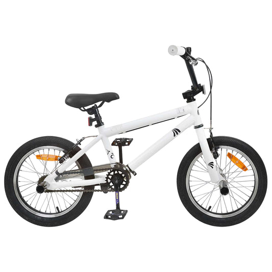 vidaXL BMX Bike 20 Inches for over 9 Years Old White