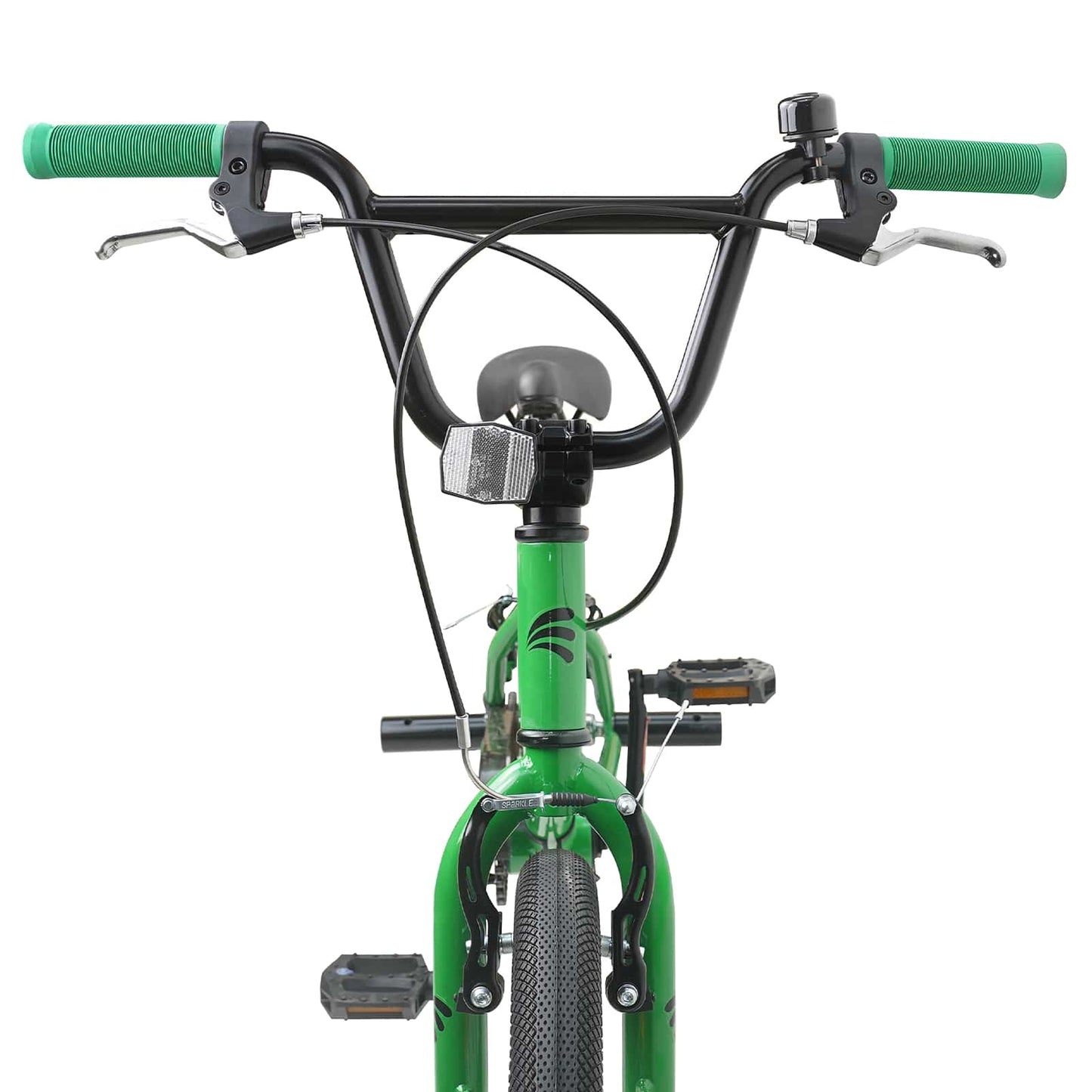 vidaXL BMX Bike 20 Inches for over 9 Years Old Green