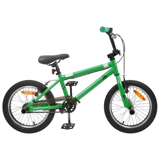 vidaXL BMX Bike 20 Inches for over 9 Years Old Green