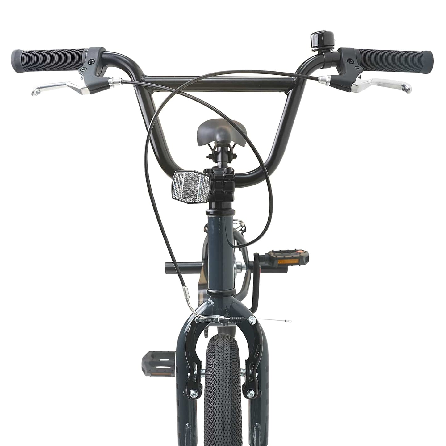 vidaXL BMX Bike 16 Inches for 5-8 Years Old Dark Grey