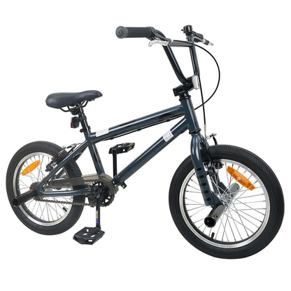 vidaXL BMX Bike 16 Inches for 5-8 Years Old Dark Grey