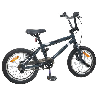 vidaXL BMX Bike 16 Inches for 5-8 Years Old Dark Grey