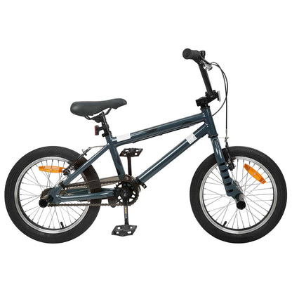 vidaXL BMX Bike 16 Inches for 5-8 Years Old Dark Grey