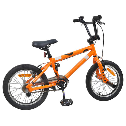 vidaXL BMX Bike 16 Inches for 5-8 Years Old Orange