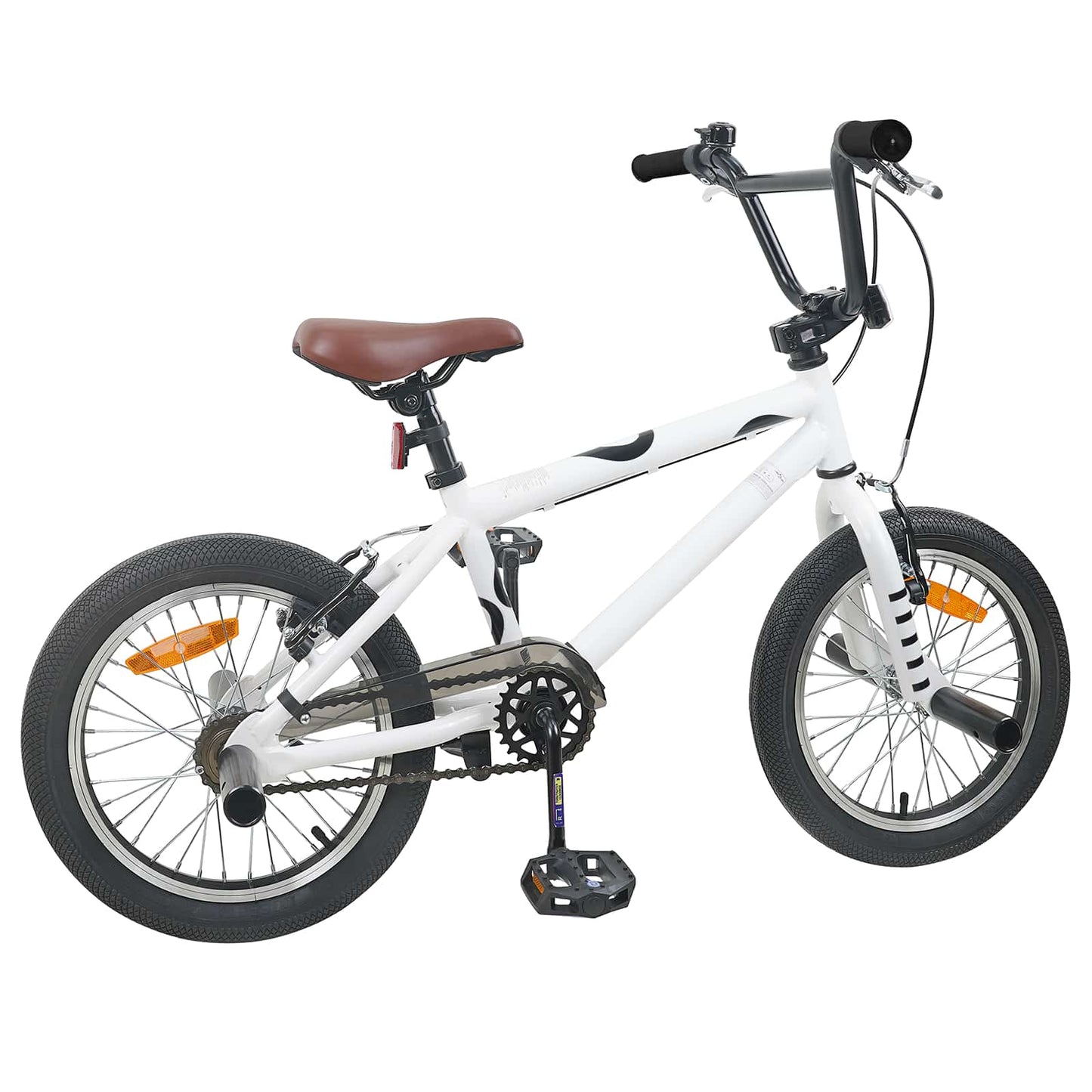 vidaXL BMX Bike 16 Inches for 5-8 Years Old White