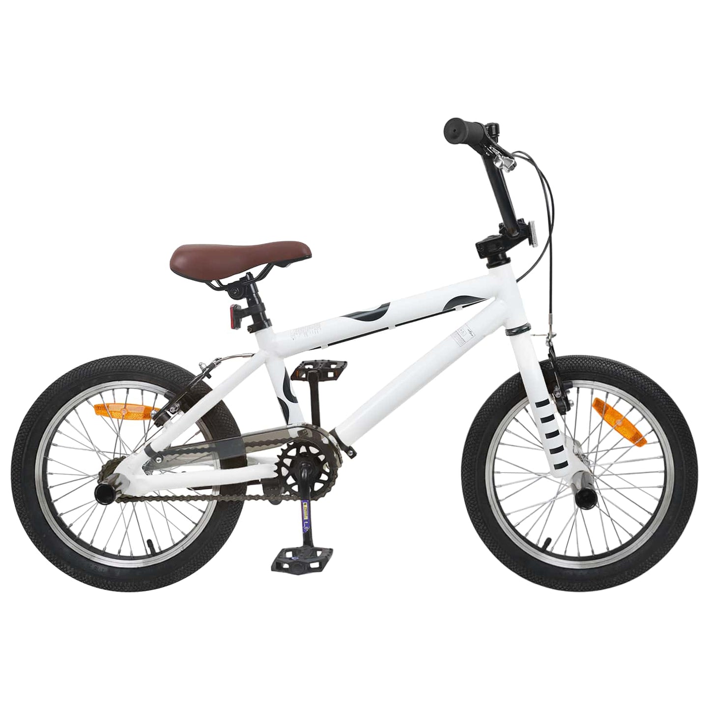 vidaXL BMX Bike 16 Inches for 5-8 Years Old White