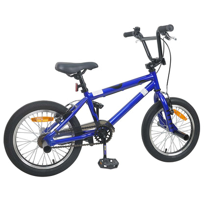 vidaXL BMX Bike 16 Inches for 5-8 Years Old Dark Blue