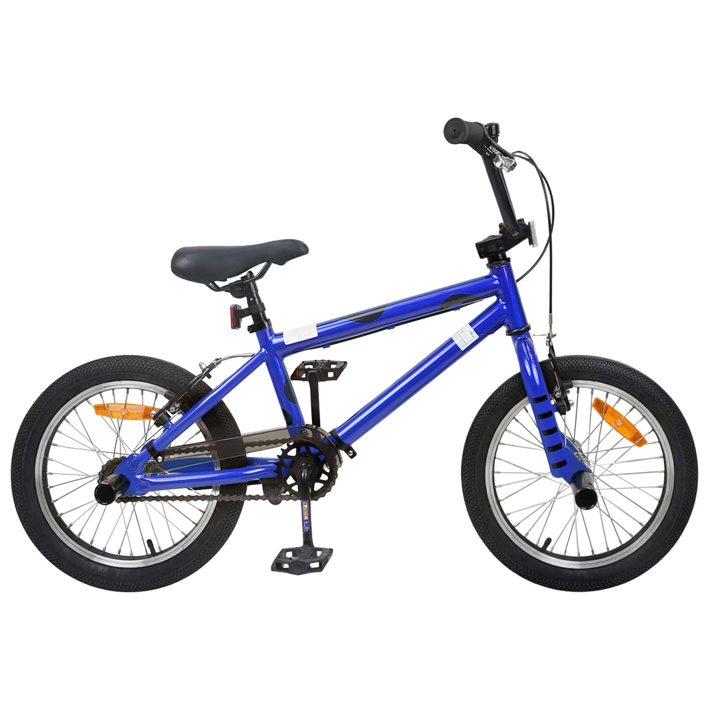 vidaXL BMX Bike 16 Inches for 5-8 Years Old Dark Blue