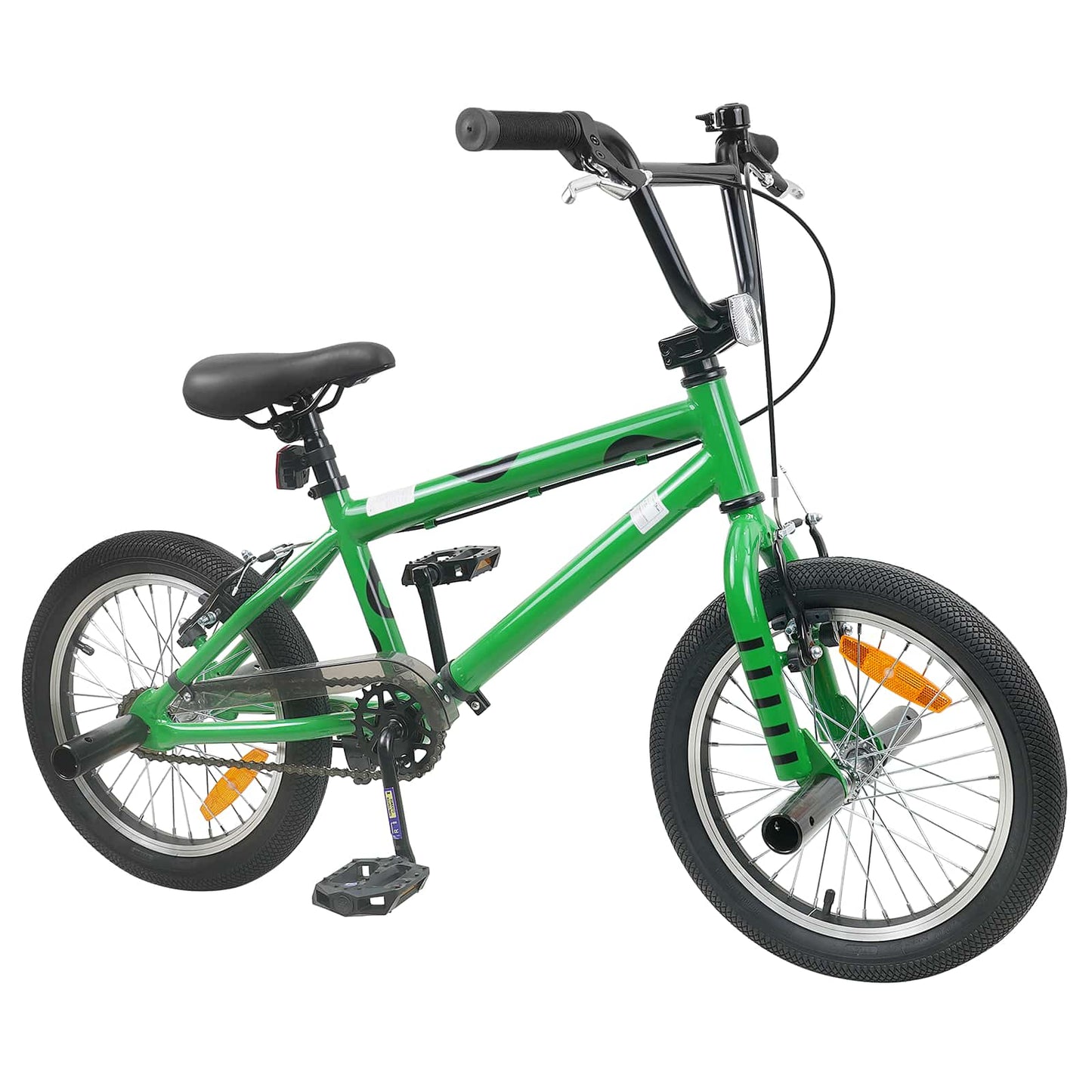 vidaXL BMX Bike 16 Inches for 5-8 Years Old Green