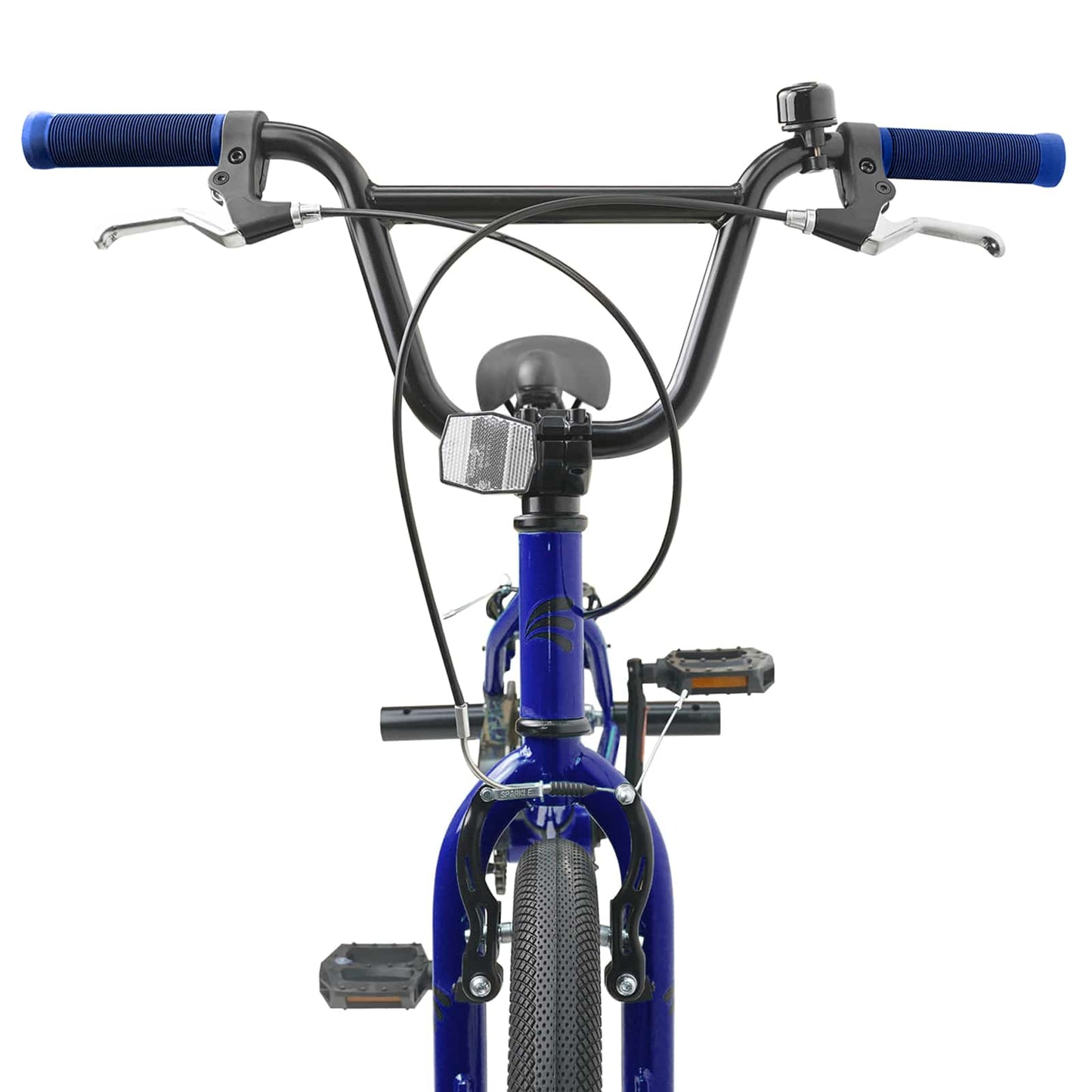 vidaXL BMX Bike 18 Inches for 7-10 Years Old Dark Blue