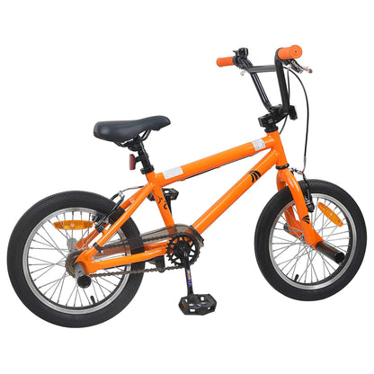 vidaXL BMX Bike 16 Inches for 5-8 Years Old Orange
